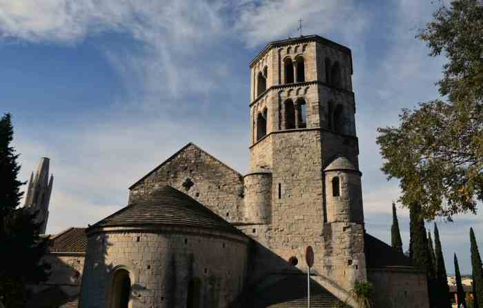 Spain Girona Sant Pere de Galligants Church Sant Pere de Galligants Church Girona - Girona - Spain
