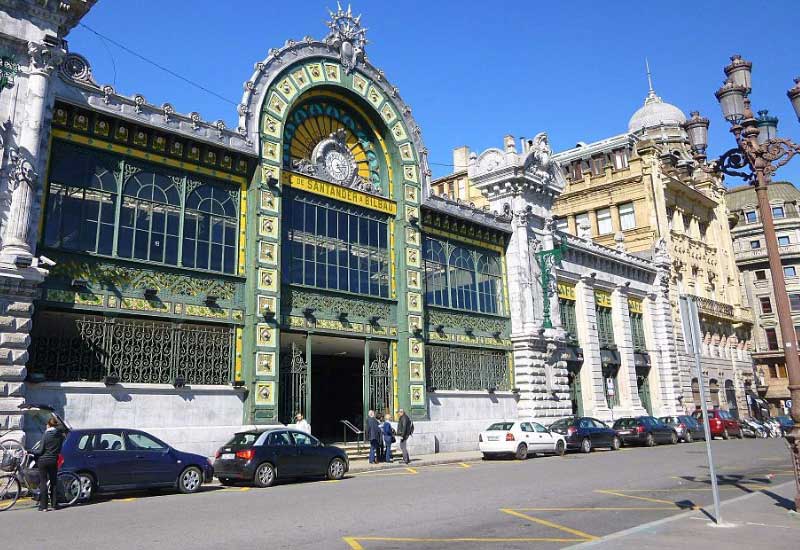 Spain Bilbao Bilbao - Santander Railroad Station Bilbao - Santander Railroad Station Bilbao - Bilbao - Spain