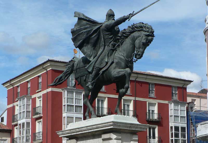 Spain Burgos El Cid Campeador Statue El Cid Campeador Statue Burgos - Burgos - Spain