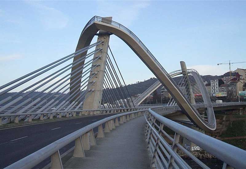 Spain Ourense Milenio Bridge Milenio Bridge Ourense - Ourense - Spain