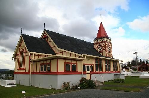 New Zealand Ohinemutu Angelican Maori Church Angelican Maori Church New Zealand - Ohinemutu - New Zealand