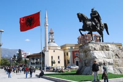 Albania Tirana Skanderberg Square Skanderberg Square Tirana - Tirana - Albania