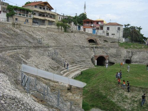 Albania Durres  Roman Amphitheater Roman Amphitheater Durres - Durres  - Albania