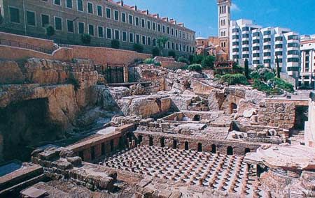 Lebanon Beirut Roman Bathes Roman Bathes Beirut - Beirut - Lebanon