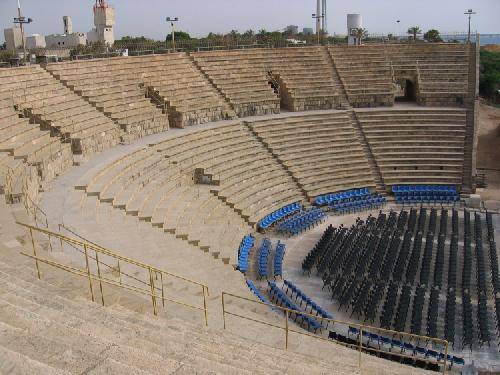 Israel Cesarea Roman Theatre Roman Theatre Haifa - Cesarea - Israel