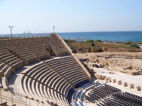 Israel Cesarea Roman Theatre Roman Theatre Haifa - Cesarea - Israel