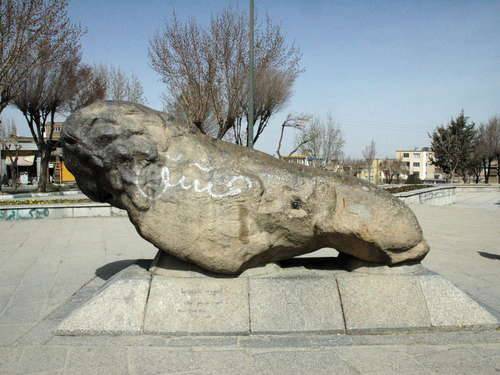 Iran Hamadan  Stone Lion Stone Lion Iran - Hamadan  - Iran