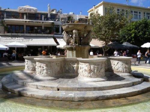 Greece Heraklion Morosisni Fountain Morosisni Fountain Crete - Heraklion - Greece