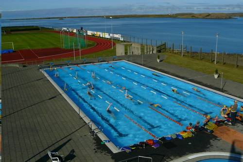 Iceland Borgarnes  Borgarnes Swimming Pool Borgarnes Swimming Pool Vesturland - Borgarnes  - Iceland