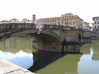 Italy Florence Santa Trinita Bridge Santa Trinita Bridge Firenze - Florence - Italy