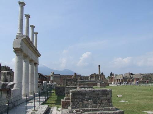 Italy Pompei Forum Square Forum Square Napoli - Pompei - Italy