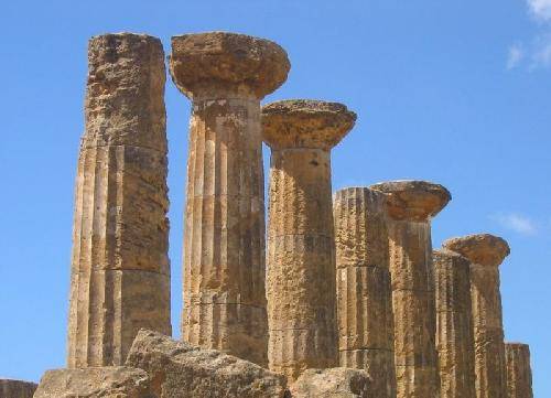 Italy Agrigento Hercules Temple Hercules Temple Agrigento - Agrigento - Italy