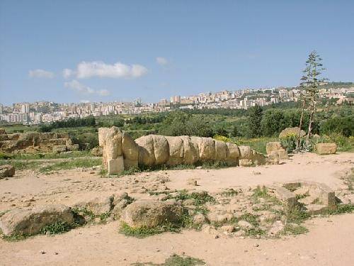 Italy Agrigento Olympic Jupiter Temple Olympic Jupiter Temple Agrigento - Agrigento - Italy