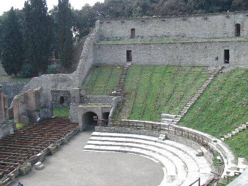 Italy Pompei Amphitheater Amphitheater Campania - Pompei - Italy