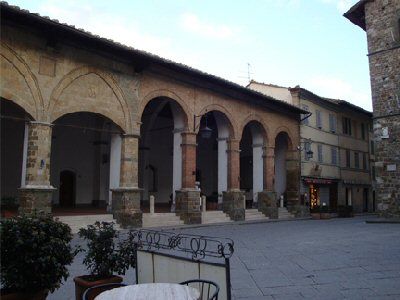 Italy Montalcino Piazza del Popolo Square Piazza del Popolo Square Montalcino - Montalcino - Italy