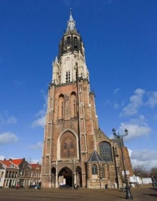 Netherlands Delft  Nieuwe Kerk. Church Nieuwe Kerk. Church South Holland - Delft  - Netherlands