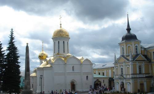 Russia Sergiyev Posad  Holy Trinity Cathedral Holy Trinity Cathedral Moskovskaya Oblast - Sergiyev Posad  - Russia