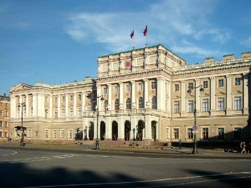 Russia Saint Petersburg Mariinskiy Palace Mariinskiy Palace Russia - Saint Petersburg - Russia