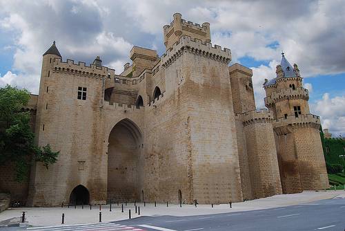 Spain Olite los Reyes de Navarra Castle - Palace los Reyes de Navarra Castle - Palace Navarra - Olite - Spain