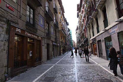 Spain Pamplona la Estafeta Street la Estafeta Street Pamplona - Pamplona - Spain
