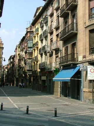 Spain Pamplona la Estafeta Street la Estafeta Street Pamplona - Pamplona - Spain