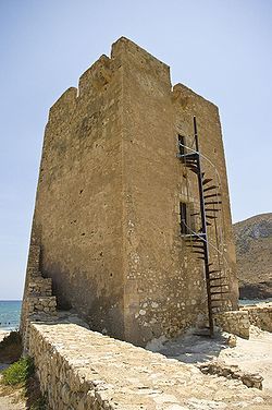 Spain Aguilas Cope Tower Cope Tower Spain - Aguilas - Spain