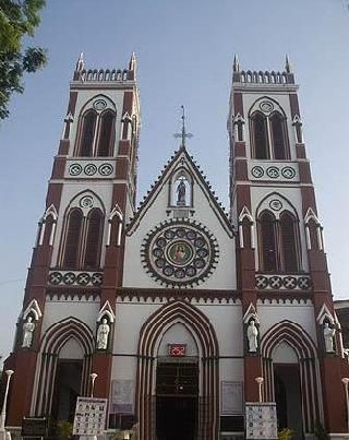 India Pondicherry  The Sacred Heart Church The Sacred Heart Church Pondicherry - Pondicherry  - India