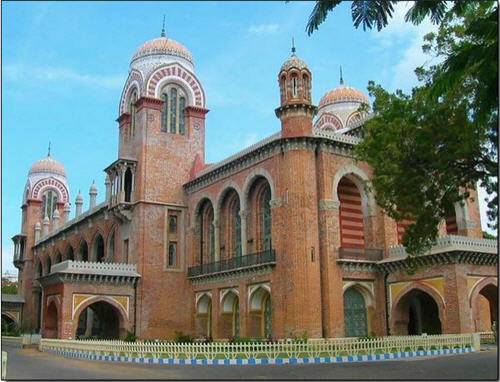 India Madras The University The University Chennai - Madras - India