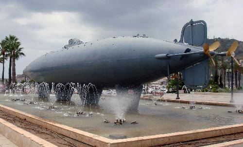 Spain Cartagena Peral Submarine Peral Submarine Murcia - Cartagena - Spain