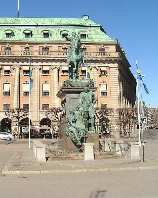 Sweden Stockholm Gustav II Adolfs Statue Gustav II Adolfs Statue Stockholm - Stockholm - Sweden