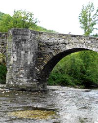 Spain Zubiri Romanesque Bridge Romanesque Bridge Zubiri - Zubiri - Spain