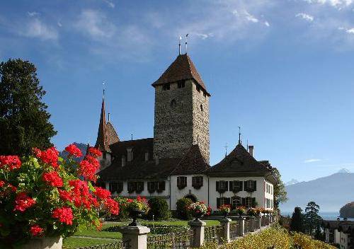 Switzerland Spiez Spiez Castle Spiez Castle Spiez - Spiez - Switzerland