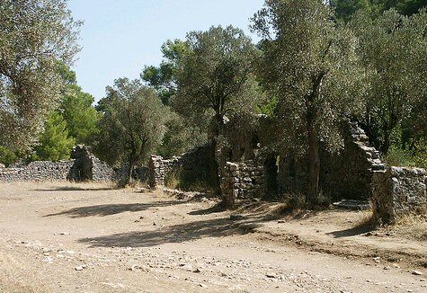 Turkey Cirali Olympos Temple Olympos Temple Antalya - Cirali - Turkey