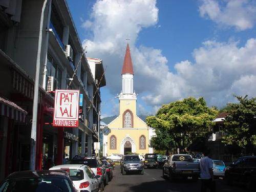 French Polynesia Papeete Notre Dame Cathedral Notre Dame Cathedral Iles Du Vent - Papeete - French Polynesia