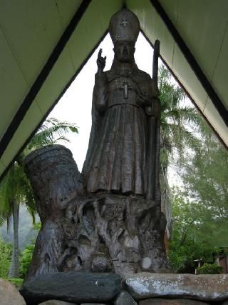 French Polynesia Taiohae Notre Dame Cathedral Notre Dame Cathedral Taiohae - Taiohae - French Polynesia