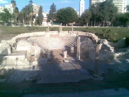 Egypt Alexandria Roman Theatre Roman Theatre Roman Theatre - Alexandria - Egypt