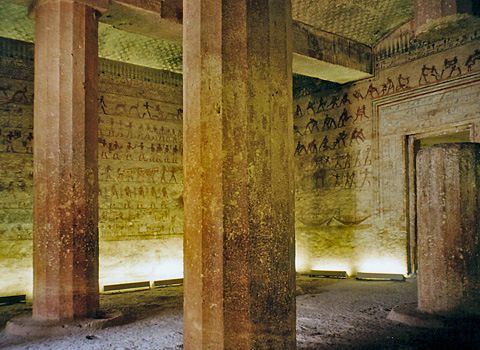 Egypt Deir El Bersha Tomb of Gua Tomb of Gua Menia - Deir El Bersha - Egypt