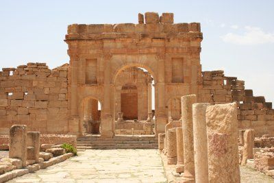 Tunisia Subaytilah Temple of Jupiter Temple of Jupiter Kasserine - Subaytilah - Tunisia