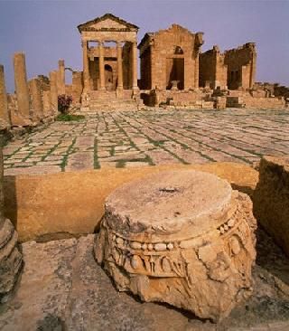 Tunisia Subaytilah Temple of Jupiter Temple of Jupiter Kasserine - Subaytilah - Tunisia