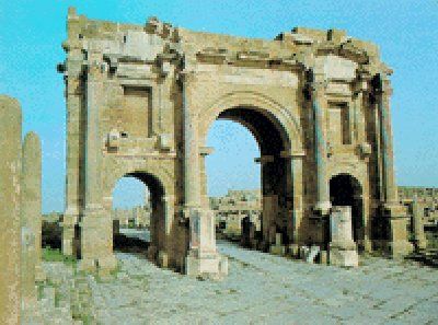 Tunisia Maktar Trajan Arch Trajan Arch Siliana - Maktar - Tunisia