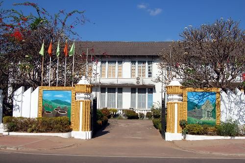 Laos Vientiane  History National Museum History National Museum Laos - Vientiane  - Laos