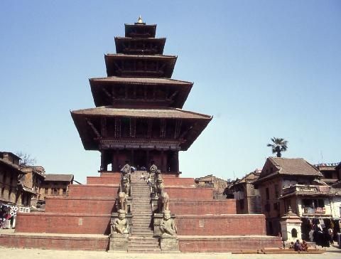 Nepal Bhaktapur  Nyatapola Temple Nyatapola Temple Bhaktapur - Bhaktapur  - Nepal