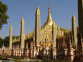 Myanmar Monywa  Thanboddhay Pagoda Thanboddhay Pagoda Sagaing - Monywa  - Myanmar