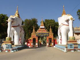 Myanmar Monywa  Thanboddhay Pagoda Thanboddhay Pagoda Sagaing - Monywa  - Myanmar