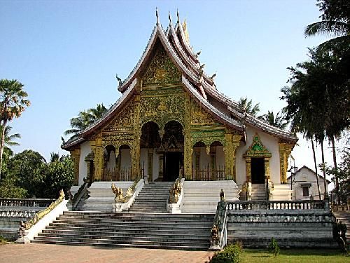 Laos Luang Prabang  Wat Mai Wat Mai Laos - Luang Prabang  - Laos