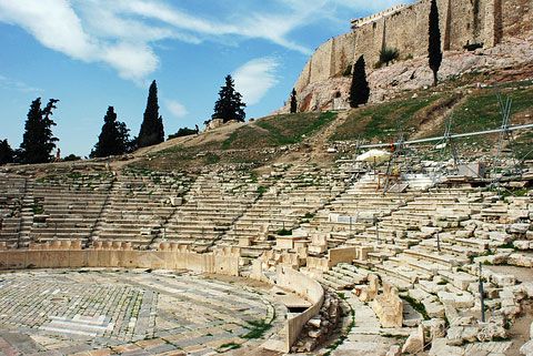 Greece Athens Dionysus theatre Dionysus theatre Dionysus theatre - Athens - Greece