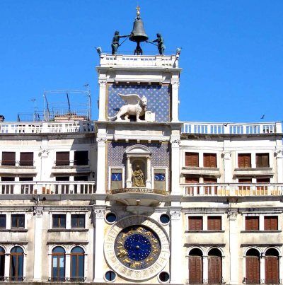 Italy Venice Clock Tower Clock Tower Venezia - Venice - Italy