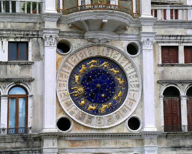 Italy Venice Clock Tower Clock Tower Veneto - Venice - Italy
