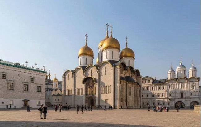 Russia Moscow Dormition Cathedral Dormition Cathedral Dormition Cathedral - Moscow - Russia