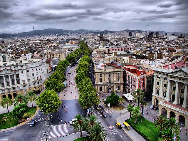 Spain Barcelona La Rambla stree La Rambla stree Barcelona - Barcelona - Spain